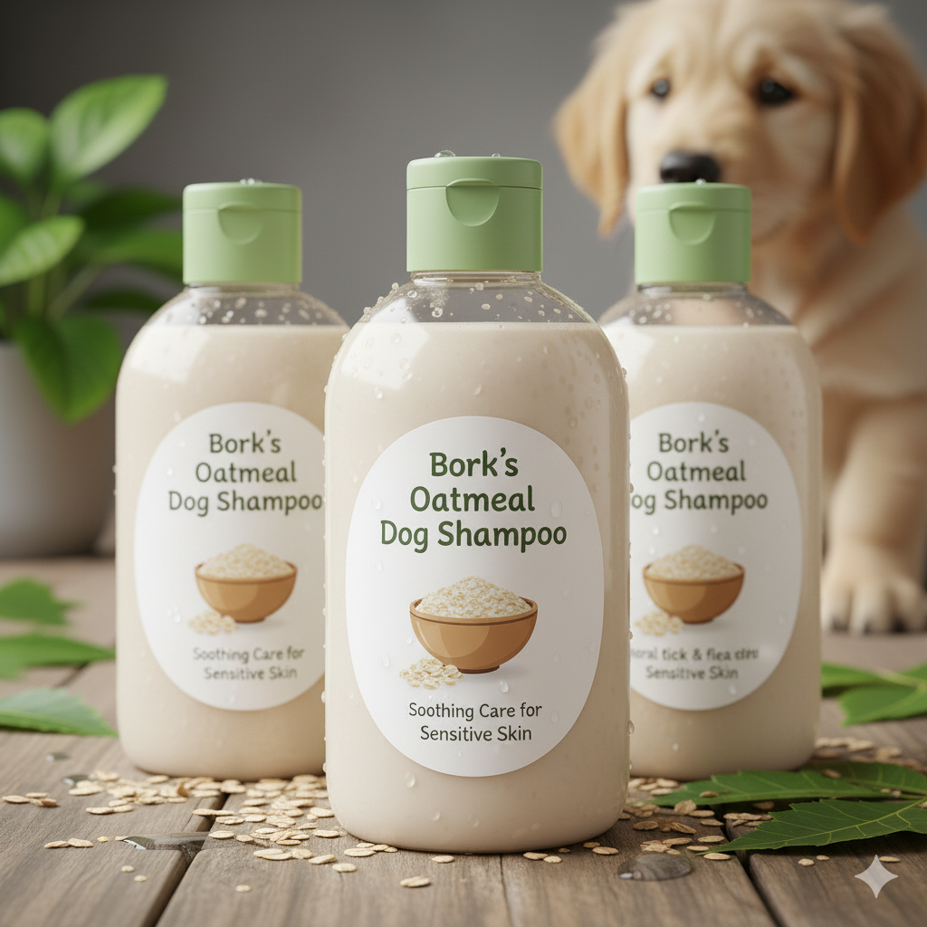 Bork’s Oatmeal Dog Shampoo – Soothing Care for Sensitive Skin